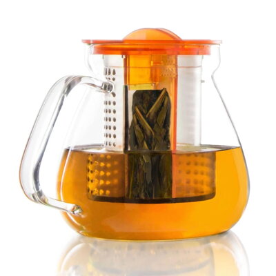 Čajník - sklenená kanvica Finum na čaj Tea Control ™ 1 L