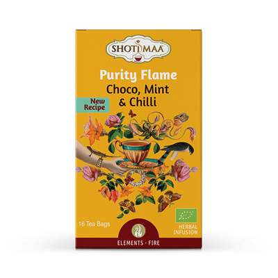 Purity Flame / Energia ohňa (oheň) - Čaj Choco Mint s Chilli 16x2g