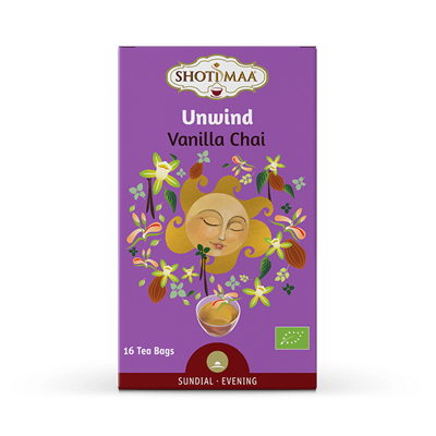 Vanilla Chai Večerný čaj UNWIND 16x2g Nálevové vrecká